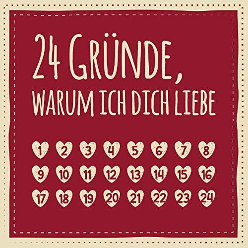 Adventskalender zum Ausfüllen, Eintragen, Verschenken