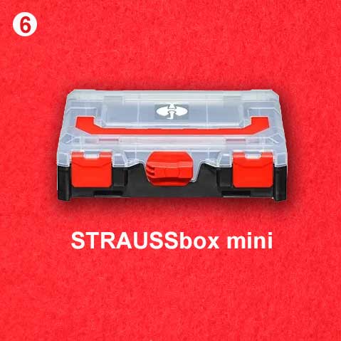 STRAUSSbox mini inkl. Werkzeugeinlage