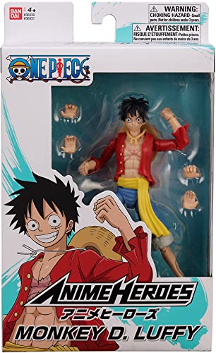 Bandai – Anime Heroes – One Piece – Anime Heroes Figur 17 cm – Monkey D. Ruffy – 36931