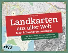 Rätsel Adventskalender mit Landkarten aus aller Welt Rätsel Adventskalender mit Landkarten aus aller Welt