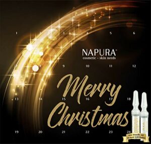 NAPURA Ampullen-Kur, Kosmetik-Set | Limitierte Edition mit Goldampulle | straffend & pflegend | Anti-Aging, Beauty-Set…