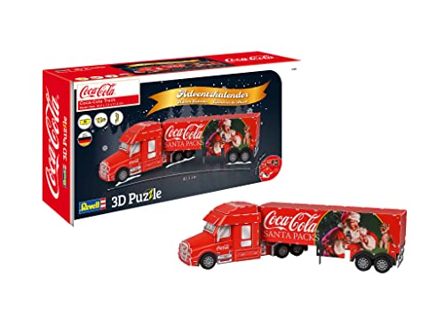Revell 3D Puzzle Adventskalender Coca-Cola Truck 2022