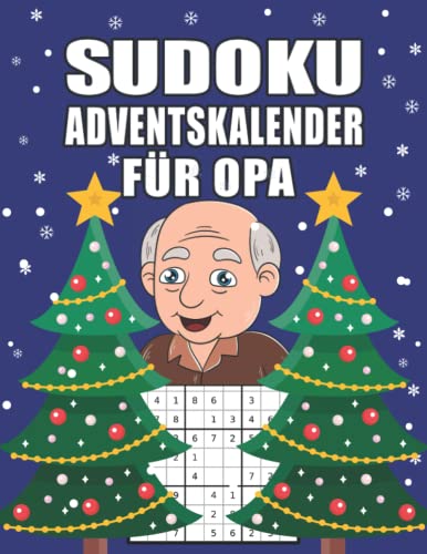 Sudoku Adventskalender für Großväter und Senioren