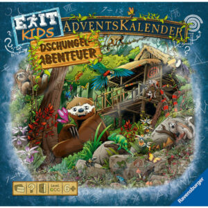 Ravensburger – EXIT Adventskalender kids – Dschungel-Abenteuer für Kinder von 6 bis 10 Jahren