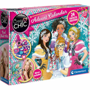 Clementoni – Crazy Chic Beauty und Schmuck Adventskalender für Kinder von 7 bis 10 Jahren