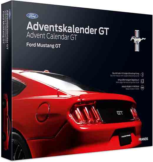 Ford Mustang GT Adventskalender von FRANZIS