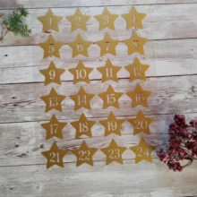 Goldene Sterne für die Weihnachtszeit