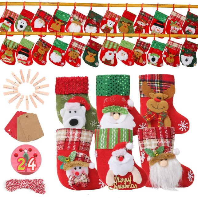 EKKONG Adventskalender zum Befüllen