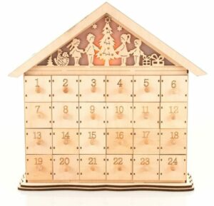 Holz gefertigten Adventskalender