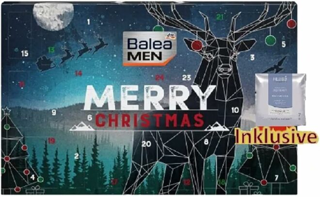 Balea MEN Adventskalender 2023 – merry christmas