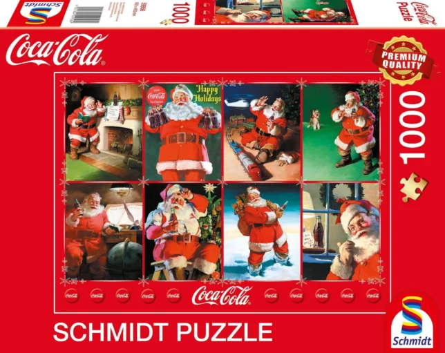 Coca Cola Puzzle für DIY Adventskalender