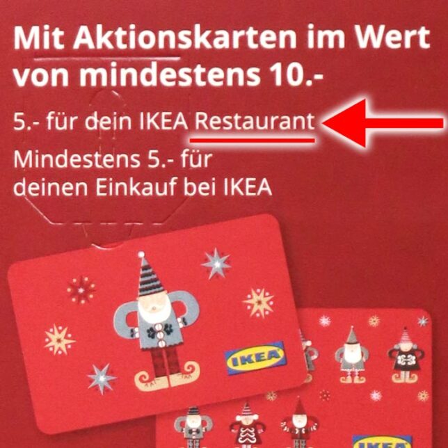 IKEA Adventskalender Gutschein 2022