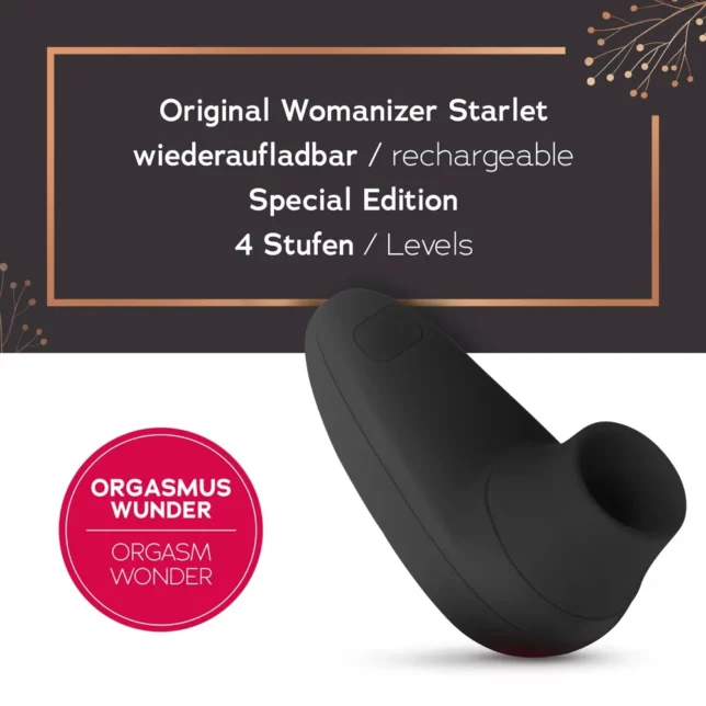 exklusive Sonderedition des Womanizer Vibrators Starlet