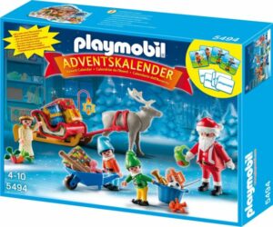 Playmobil Adventskalender - Weihnachtsmann beim Geschenke packen 2013