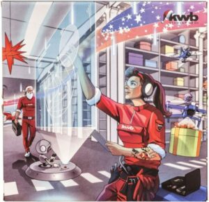 kwb Werkzeug Adventskalender Weihnachts-Kalender Frau